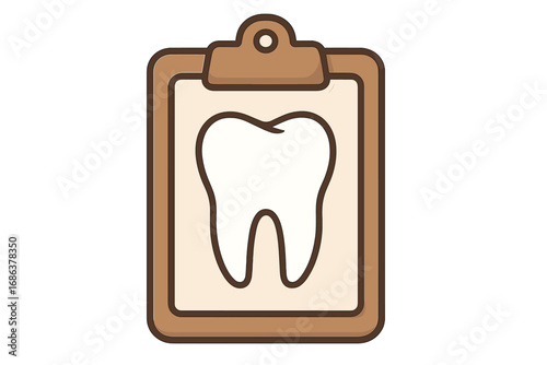 Cartoon tooth with bright smile, cute dental hygiene mascot, isolated transparent background icon for websites, books, educational cards, mobile apps, oral care, health illustration set