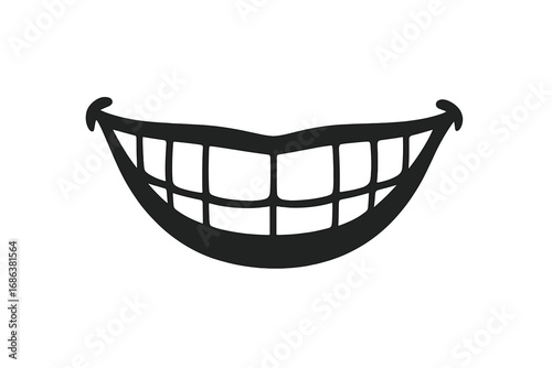 Cartoon tooth on clipboard isolated. Dental care concept icon. Medical treatment sign. Dentistry appointment symbol for web site, book, card, app design. Vector illustration transparent background.