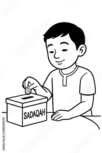 boy with a box