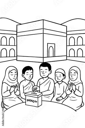 Some people praying