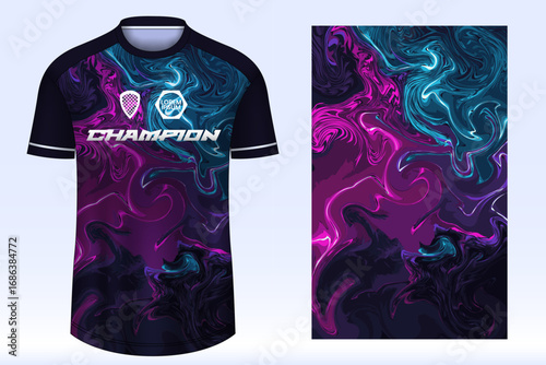 Soccer sport shirt jersey design template