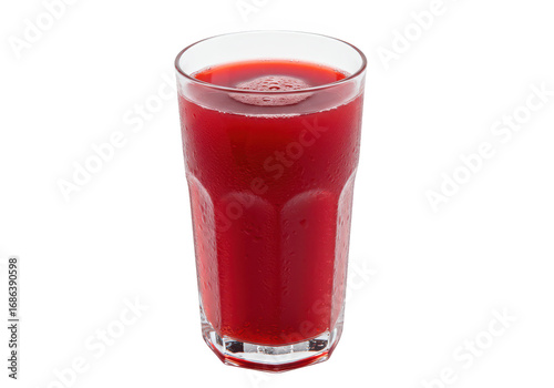 Wallpaper Mural Glass of fresh red juice isolated on transparent background Torontodigital.ca