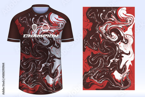 Soccer sport shirt jersey design template