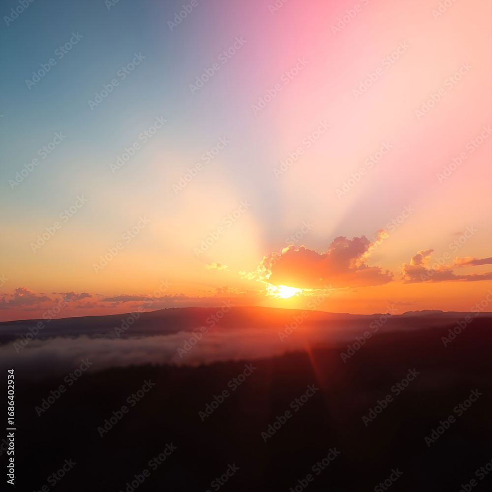 Fototapeta premium beatiful sunrice lyre on the skybeatiful sunrice lyre on the skybeatiful sunrice lyre on the sky