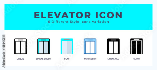 Elevator icon vector for web. and mobile app