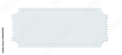Blank ticket