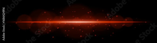 Particle light. Radiant beam with dynamic glow and flying dots. Creates atmosphere of speed, shine, motion, or high-tech visual signal.