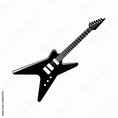 electric guitar vector illustration