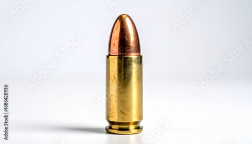 bullets on white background