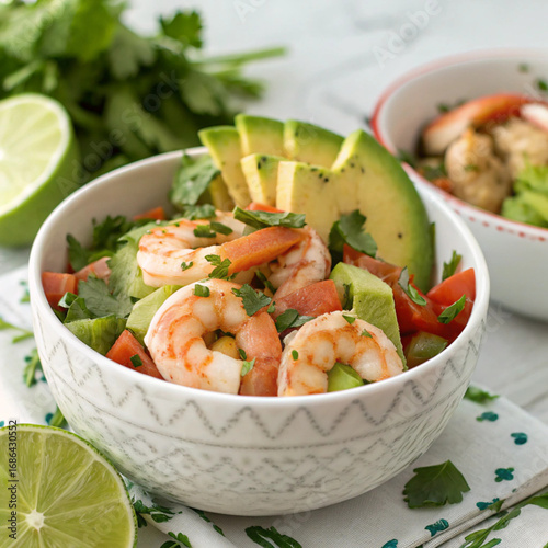 shrimp and vegetable salad
