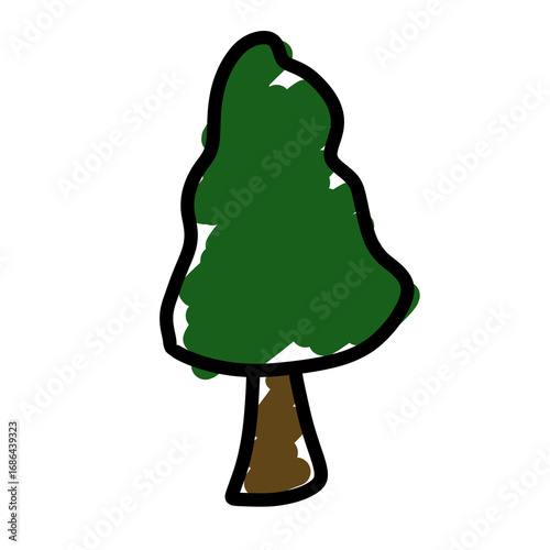 vector illustration of a tree