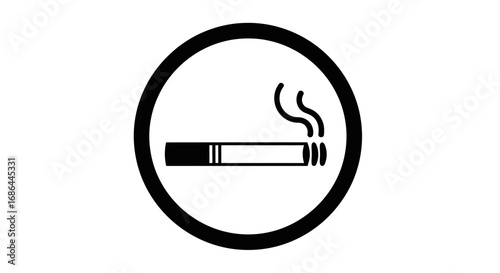 smoking, cigarette, sign, silhouette, vector, icon, tobacco, nicotine, smoke, addiction, symbol, warning, health, danger, lung, cancer, risk, disease, habit, ash, puff, burn, fire, ember, inhaling, ex