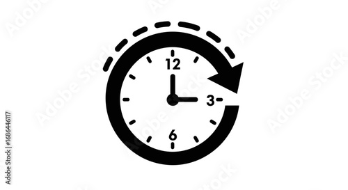 clock icon, time arrow vector, history symbol, reset clock icon, refresh time icon, update time vector, timer symbol, schedule icon, past history vector, time management icon, repeat clock symbol, clo
