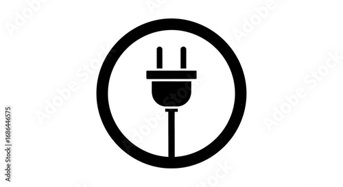 plug, electric, power, silhouette, vector, icon, energy, socket, adapter, charger, electricity, current, device, connection, cord, wire, outlet, supply, equipment, technology, charge, electronics, ext