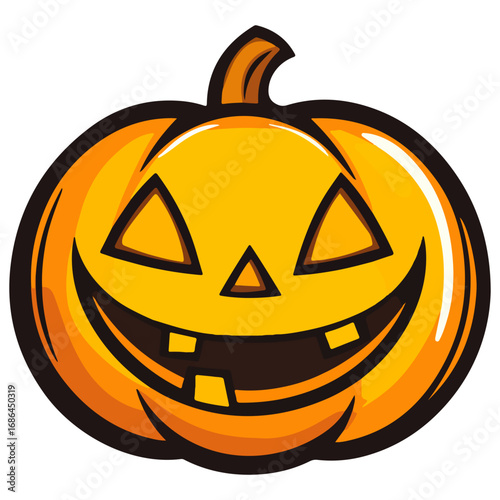 pumpkin, jack-o-lantern, decoration, halloween, festival, vector, transparent background, lantern, october, scary, horror, jack, evil, celebration, isolated