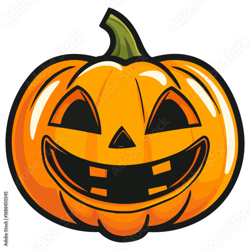 pumpkin, jack-o-lantern, decoration, halloween, festival, vector, transparent background, lantern, october, scary, horror, jack, evil, celebration, isolated