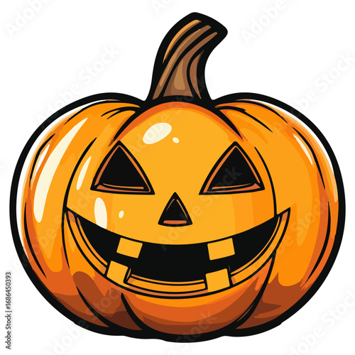 pumpkin, jack-o-lantern, decoration, halloween, festival, vector, transparent background, lantern, october, scary, horror, jack, evil, celebration, isolated