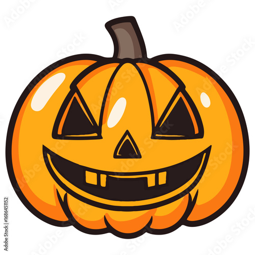 pumpkin, jack-o-lantern, decoration, halloween, festival, vector, transparent background, lantern, october, scary, horror, jack, evil, celebration, isolated