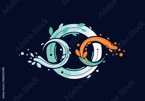The yin yang symbol represents balance and harmony between opposing forces nature elements
