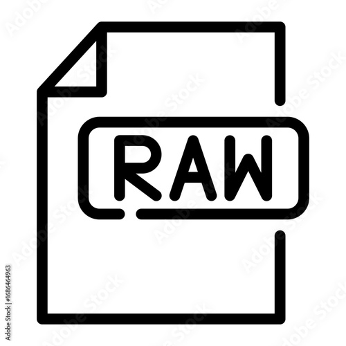 raw file, icon
