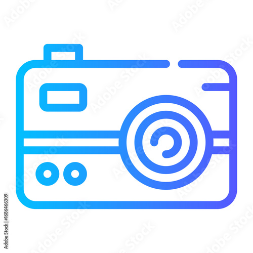 retro camera icon