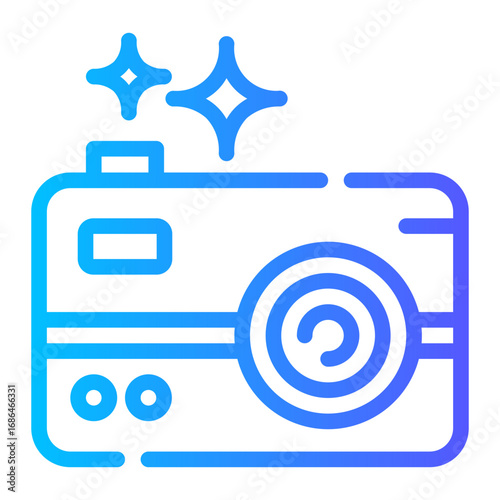 retro camera icon