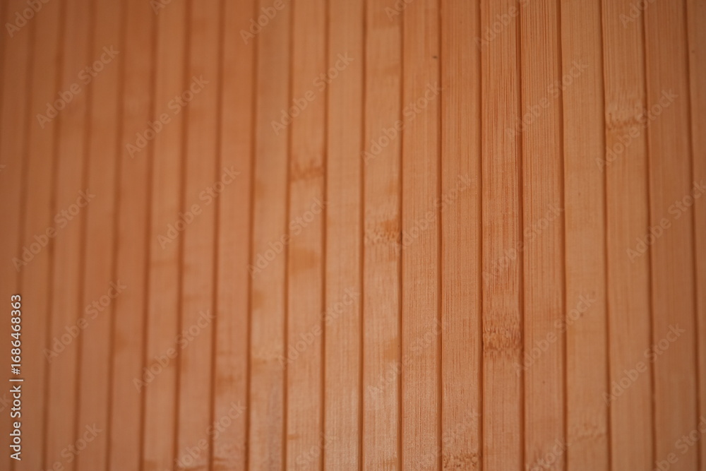 Obraz premium Wooden wall texture, natural vertical planks, warm brown wood panel background