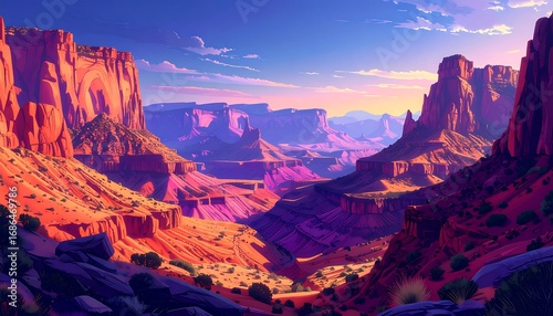 Colorful Canyon Vista