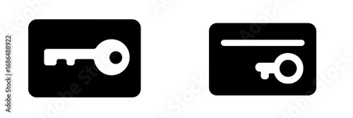 Two distinct key icons are displayed