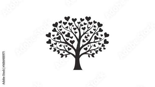 Whimsical heart tree symbolizing love, growth, and connection for creative projects