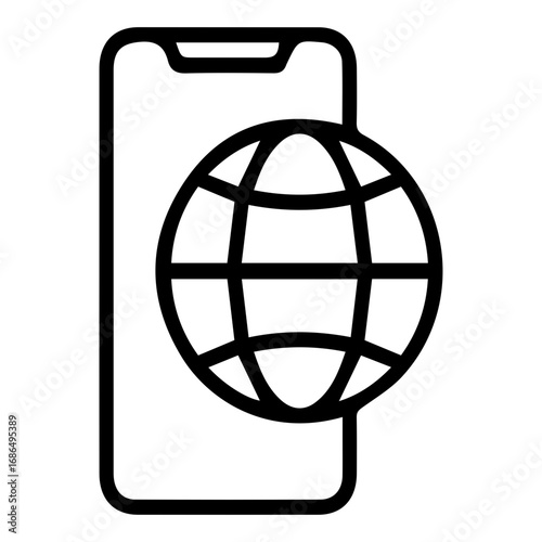 Mobile Internet Icon