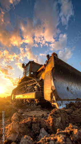bulldozer at work