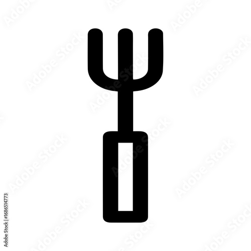 Gardening Hand Rake Icon