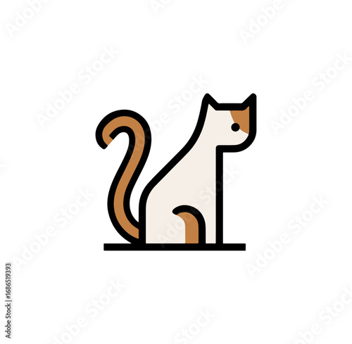 Simple cat illustration