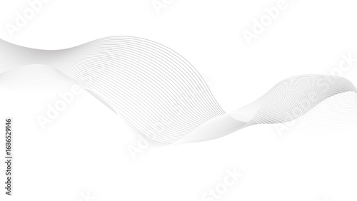 Abstract wave element for design. Digital frequency track equalizer. Lines for the background. Black stripes on a white background.