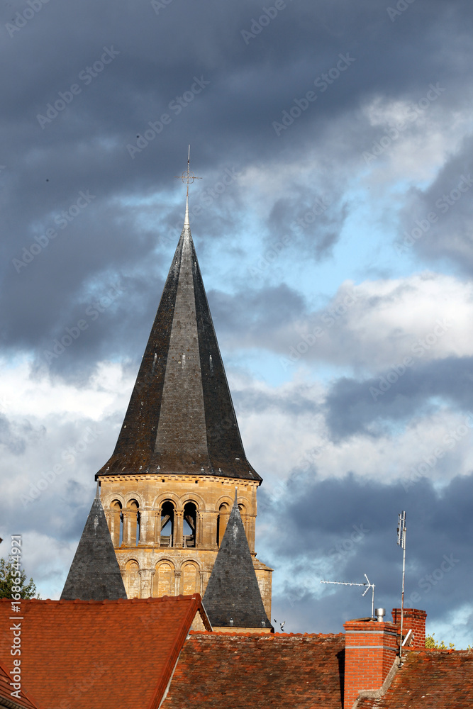 Obraz premium Paray le Monial. Basilica. France.