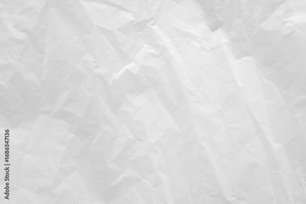 Fototapeta premium White transparent plastic bag texture background