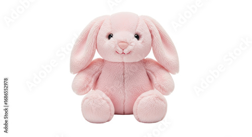 Photos Isolated Pink Plush Bunny