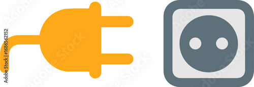 Electric Plug Connection Icon