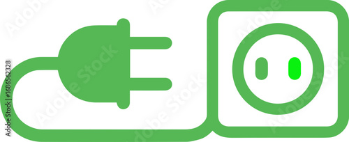 Electric Plug Connection Icon