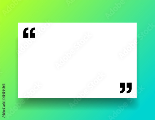 3D bubble testimonial banner, quote, infographic. Social media post template designs for quotes. Empty speech bubbles, quote bubbles and text box. Vector Illustration EPS10.