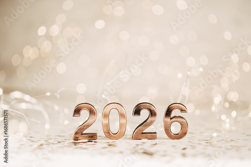 2026 text background. New year and business concept strategy.