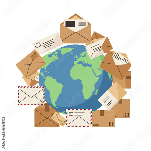 Global Mail Delivery Service Around the World.