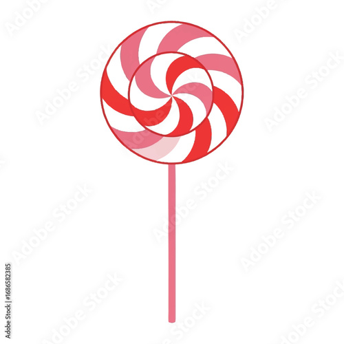 Swirly Lollipop Candy on a Stick.