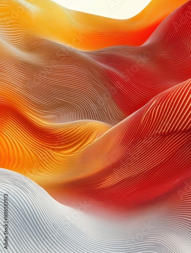 vibrant picture of Gradient background wave minimalist style design