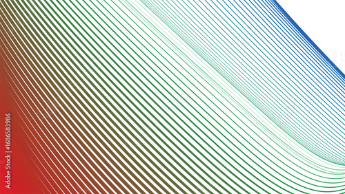 Red Green Blue Stripe Line Abstract Background Modern Geometric Pattern Minimal Vector Design