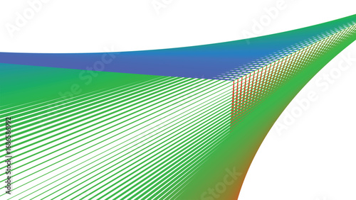 Red Green Blue Stripe Line Abstract Background Modern Geometric Pattern Minimal Vector Design