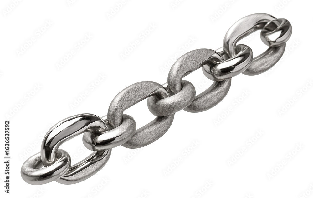 Obraz premium Chain with alternating smear and plain links