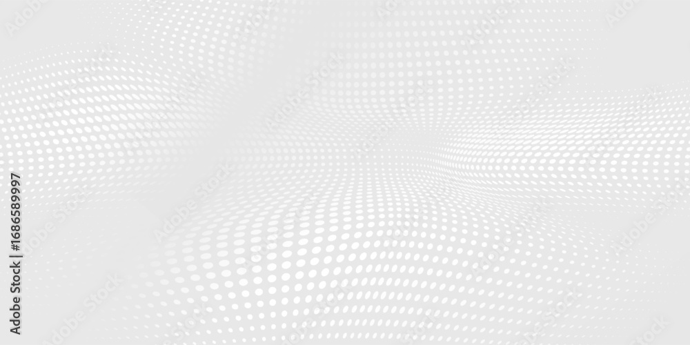 Dot white with gray light gradient technology. Blank space for banner, comic pop art, digital. Abstract digital elegant wallpaper. Dot white with gray light gradient technology. Blank space for banner, comic pop art, digital. Abstract digital elegant wallpaper.