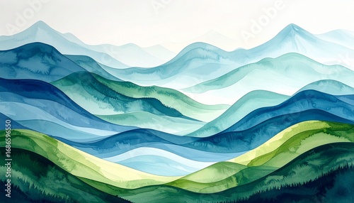 Tranquil Abstract Nature Background